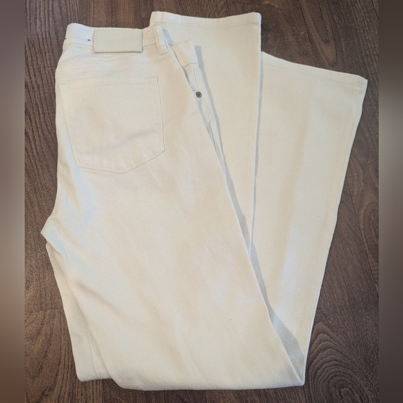 Lauren Ralph Lauren Denim - Lauren Ralph Lauren Jeans Co Pants Womens 4 White Denim Jeans Vtg Straight